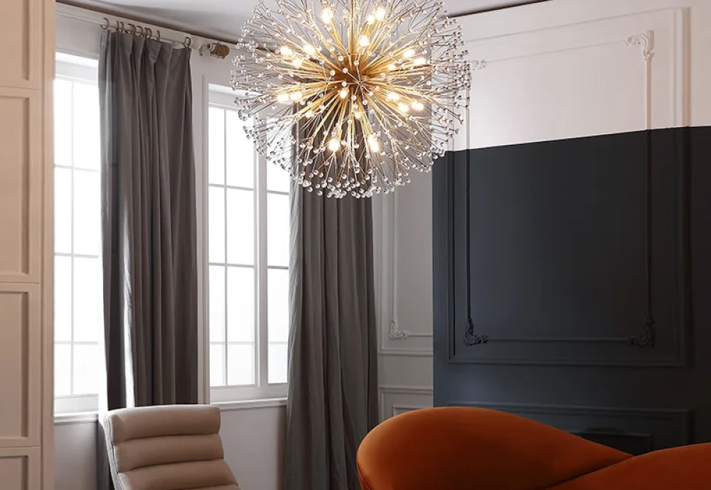 globe crystal chandelier