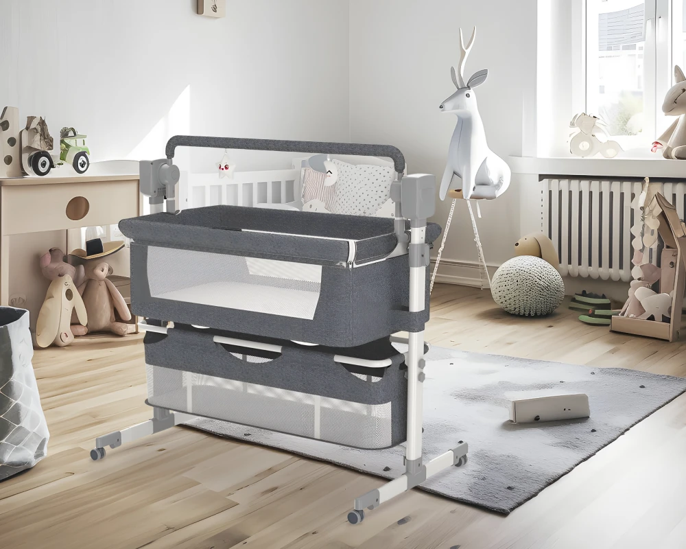 automatic rocking bassinet cradle